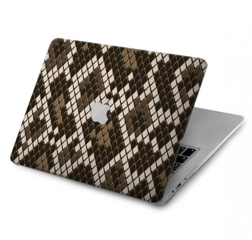 S3389 シームレスなヘビ皮パターングラフィック Seamless Snake Skin Pattern Graphic MacBook Air 13″ - A1369, A1466 ケース・カバー