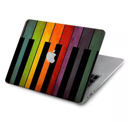 S3451 カラフルなピアノ Colorful Piano MacBook Air 13″ - A1369, A1466 ケース・カバー