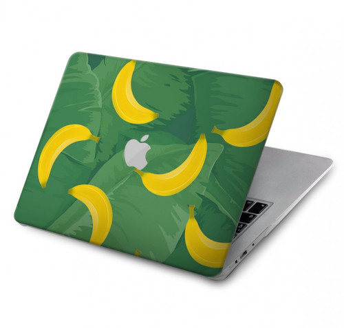 S3286 バナナの果物柄 Banana Fruit Pattern MacBook Pro 13″ - A1706, A1708, A1989, A2159, A2289, A2251, A2338 ケース・カバー