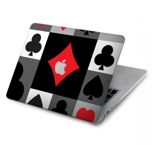 S3463 ポーカーカード Poker Card Suit MacBook Pro 13″ - A1706, A1708, A1989, A2159, A2289, A2251, A2338 ケース・カバー