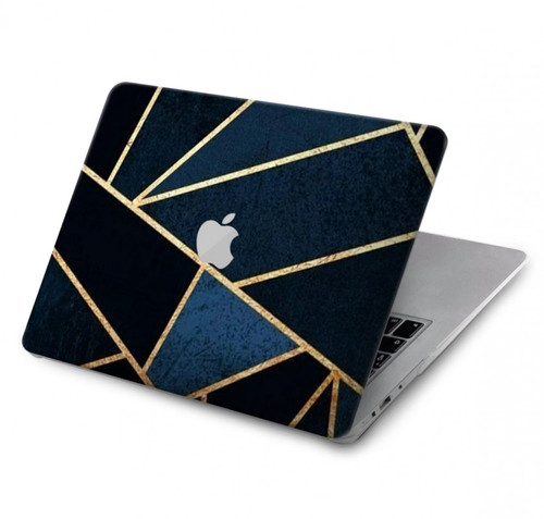 S3479 ネイビーブルーグラフィックアート Navy Blue Graphic Art MacBook Pro 13″ - A1706, A1708, A1989, A2159, A2289, A2251, A2338 ケース・カバー