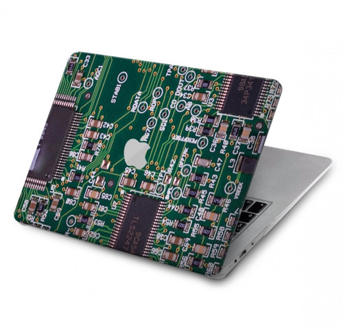 S3519 電子回路基板のグラフィック Electronics Circuit Board Graphic MacBook Pro 13″ - A1706, A1708, A1989, A2159, A2289, A2251, A2338 ケース・カバー