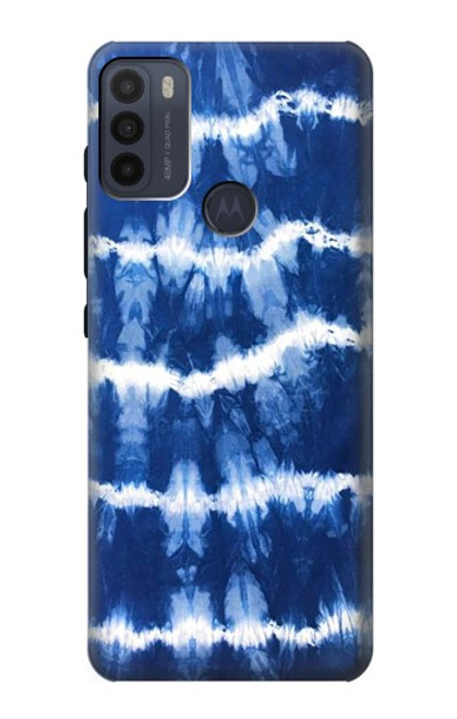 S3671 ブルータイダイ Blue Tie Dye Motorola Moto G50 バックケース、フリップケース・カバー