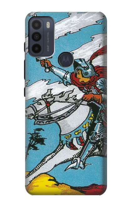 S3731 タロットカード剣の騎士 Tarot Card Knight of Swords Motorola Moto G50 バックケース、フリップケース・カバー