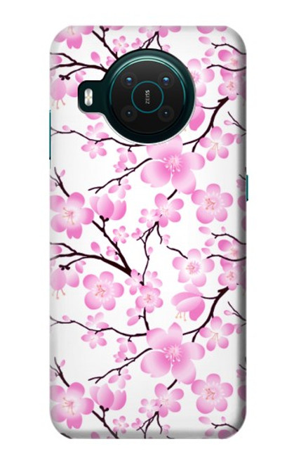 S1972 さくら桜 Sakura Cherry Blossoms Nokia X10 バックケース、フリップケース・カバー
