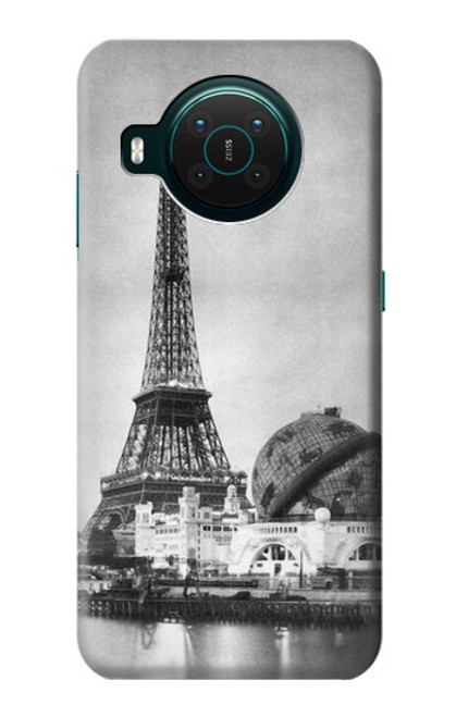 S2350 古いパリエッフェル塔 Old Paris Eiffel Tower Nokia X10 バックケース、フリップケース・カバー