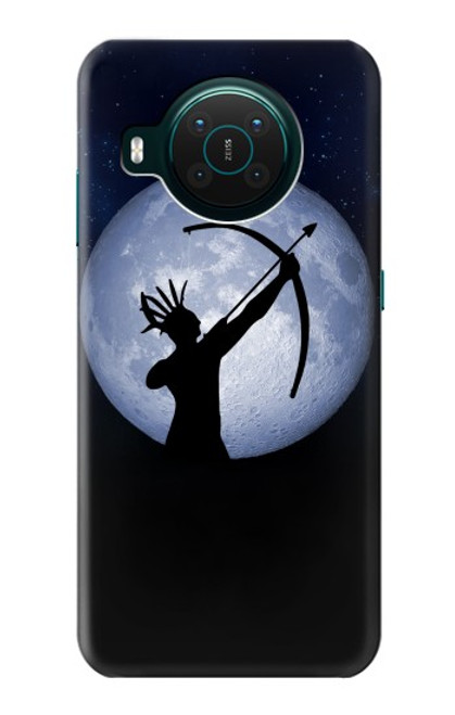 S3489 インディアンハンタームーン Indian Hunter Moon Nokia X10 バックケース、フリップケース・カバー