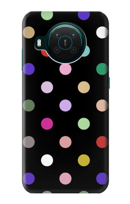 S3532 カラフルな水玉 Colorful Polka Dot Nokia X10 バックケース、フリップケース・カバー