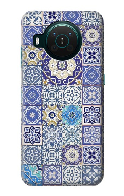 S3537 モロッコのモザイクパターン Moroccan Mosaic Pattern Nokia X10 バックケース、フリップケース・カバー