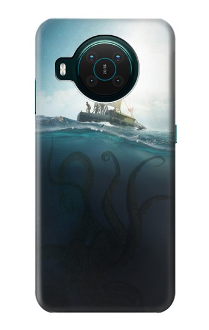 S3540 巨大なタコ Giant Octopus Nokia X10 バックケース、フリップケース・カバー