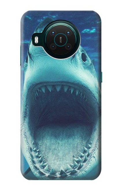 S3548 イタチザメ Tiger Shark Nokia X10 バックケース、フリップケース・カバー