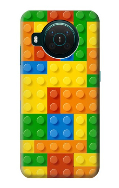 S3595 レンガのおもちゃ Brick Toy Nokia X10 バックケース、フリップケース・カバー