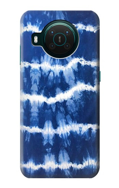 S3671 ブルータイダイ Blue Tie Dye Nokia X10 バックケース、フリップケース・カバー