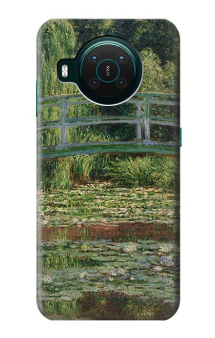 S3674 クロードモネ歩道橋とスイレンプール Claude Monet Footbridge and Water Lily Pool Nokia X10 バックケース、フリップケース・カバー