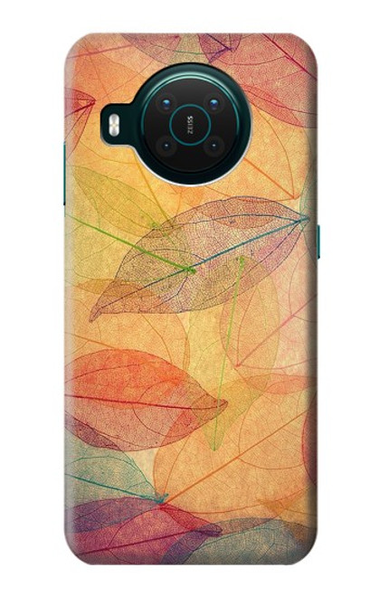 S3686 秋シーズン葉秋 Fall Season Leaf Autumn Nokia X10 バックケース、フリップケース・カバー