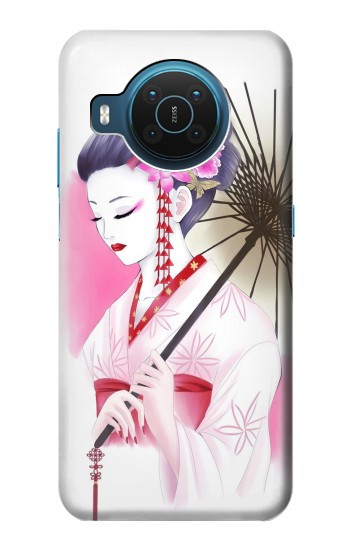 S2579 着物 Japanese Traditional Geisha Kimono Nokia X20 バックケース、フリップケース・カバー