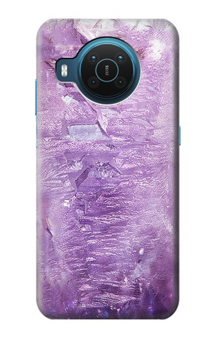 S2690 アメジスト結晶グラフィックプリント Amethyst Crystals Graphic Printed Nokia X20 バックケース、フリップケース・カバー