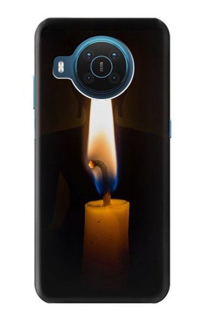 S3530 仏 Buddha Candle Burning Nokia X20 バックケース、フリップケース・カバー