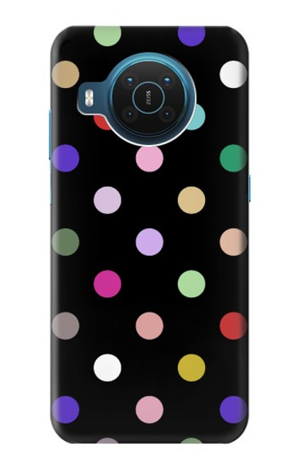 S3532 カラフルな水玉 Colorful Polka Dot Nokia X20 バックケース、フリップケース・カバー