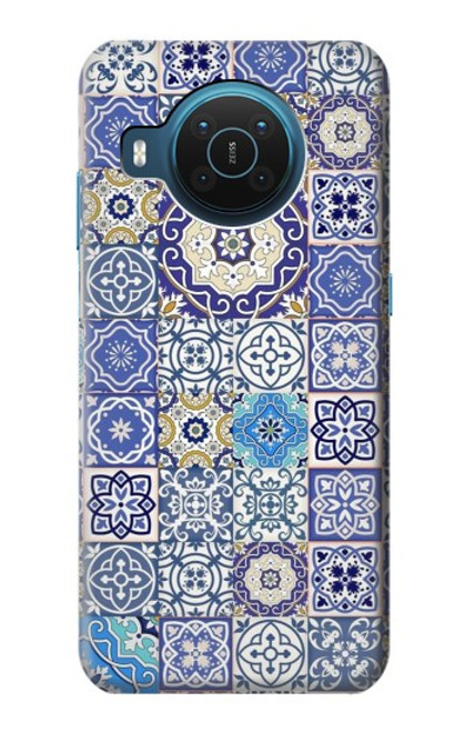 S3537 モロッコのモザイクパターン Moroccan Mosaic Pattern Nokia X20 バックケース、フリップケース・カバー