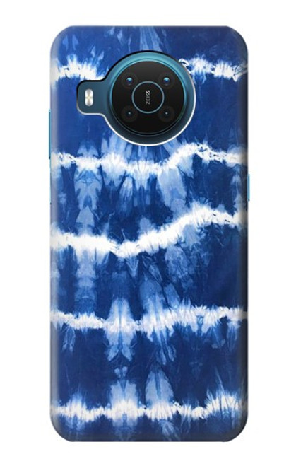 S3671 ブルータイダイ Blue Tie Dye Nokia X20 バックケース、フリップケース・カバー