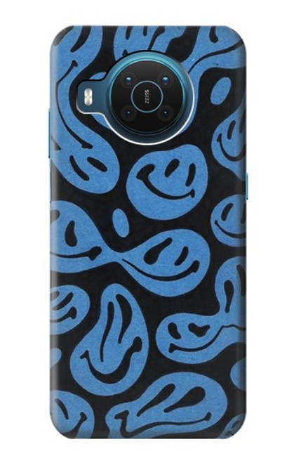 S3679 かわいいゴーストパターン Cute Ghost Pattern Nokia X20 バックケース、フリップケース・カバー