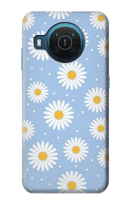 S3681 デイジーの花のパターン Daisy Flowers Pattern Nokia X20 バックケース、フリップケース・カバー