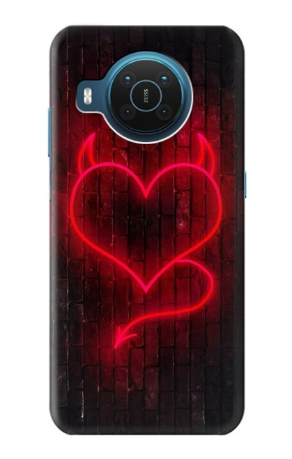 S3682 デビルハート Devil Heart Nokia X20 バックケース、フリップケース・カバー