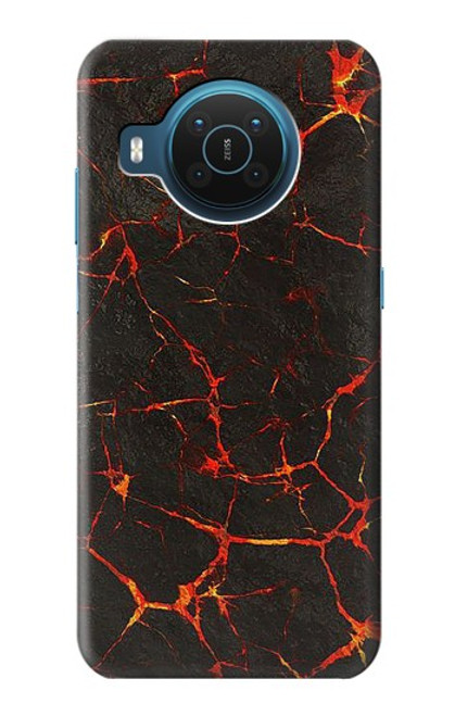 S3696 溶岩マグマ Lava Magma Nokia X20 バックケース、フリップケース・カバー