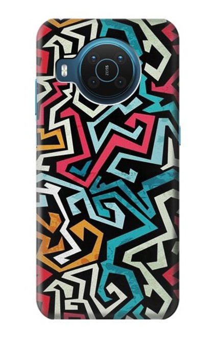 S3712 ポップアートパターン Pop Art Pattern Nokia X20 バックケース、フリップケース・カバー