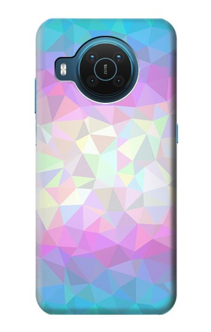 S3747 トランスフラッグポリゴン Trans Flag Polygon Nokia X20 バックケース、フリップケース・カバー