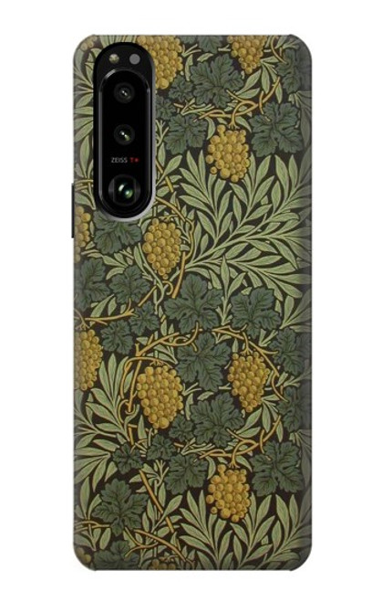 S3662 ウィリアム・モリス・ヴァイン・パターン William Morris Vine Pattern Sony Xperia 5 III バックケース、フリップケース・カバー