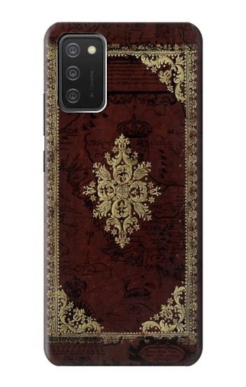 S3014 ヴィンテージマップブックカバー Vintage Map Book Cover Samsung Galaxy A03S バックケース、フリップケース・カバー