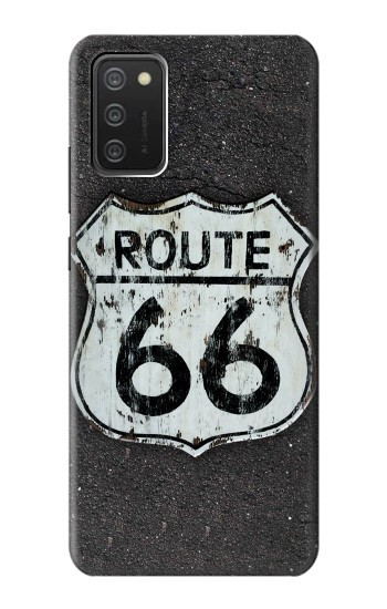 S3207 ルート66サイン Route 66 Sign Samsung Galaxy A03S バックケース、フリップケース・カバー