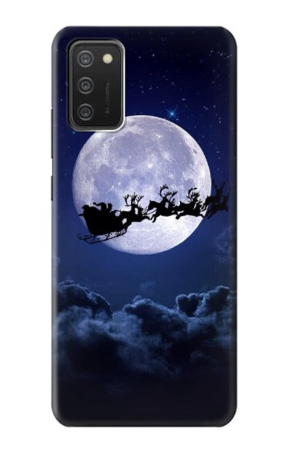 S3508 クリスマスサンタ Xmas Santa Moon Samsung Galaxy A03S バックケース、フリップケース・カバー