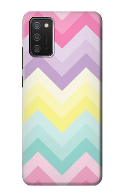 S3514 虹色ジグザグ Rainbow Zigzag Samsung Galaxy A03S バックケース、フリップケース・カバー