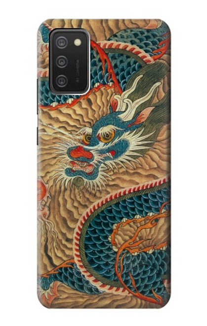 S3541 ドラゴンクラウドペインティング Dragon Cloud Painting Samsung Galaxy A03S バックケース、フリップケース・カバー