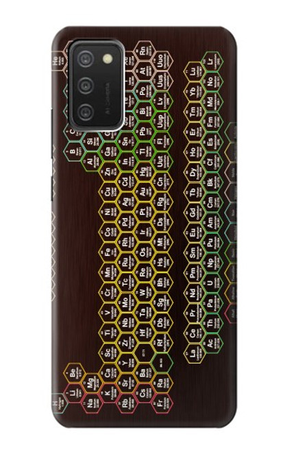 S3544 ネオンハニカム周期表 Neon Honeycomb Periodic Table Samsung Galaxy A03S バックケース、フリップケース・カバー