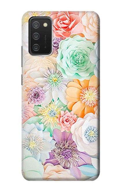S3705 パステルフローラルフラワー Pastel Floral Flower Samsung Galaxy A03S バックケース、フリップケース・カバー