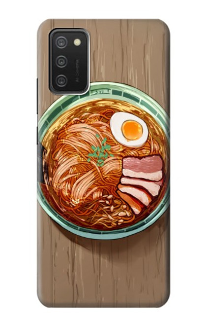 S3756 ラーメン Ramen Noodles Samsung Galaxy A03S バックケース、フリップケース・カバー