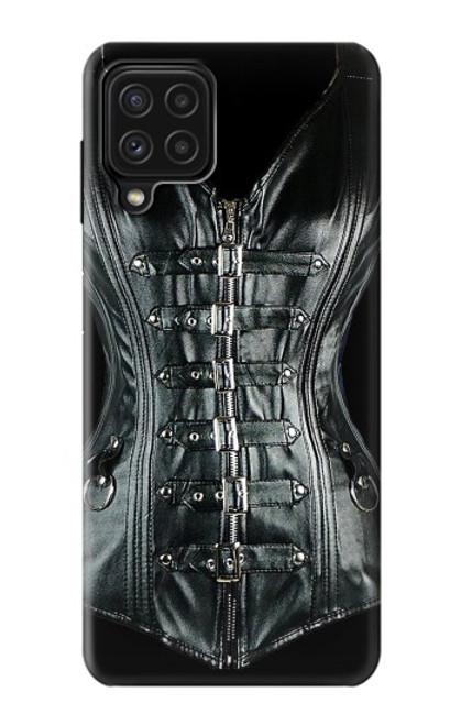 S1639 ゴシックコルセット Gothic Corset Black Samsung Galaxy A22 4G バックケース、フリップケース・カバー