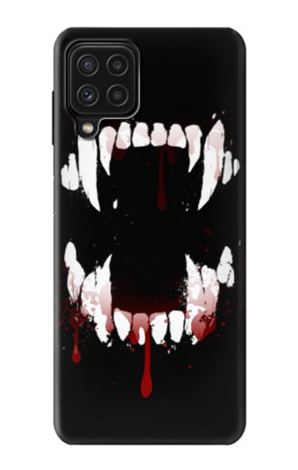 S3527 吸血鬼の歯 Vampire Teeth Bloodstain Samsung Galaxy A22 4G バックケース、フリップケース・カバー