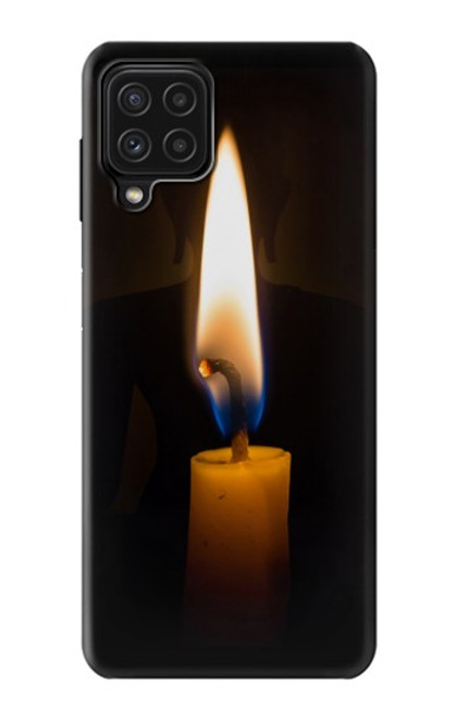 S3530 仏 Buddha Candle Burning Samsung Galaxy A22 4G バックケース、フリップケース・カバー