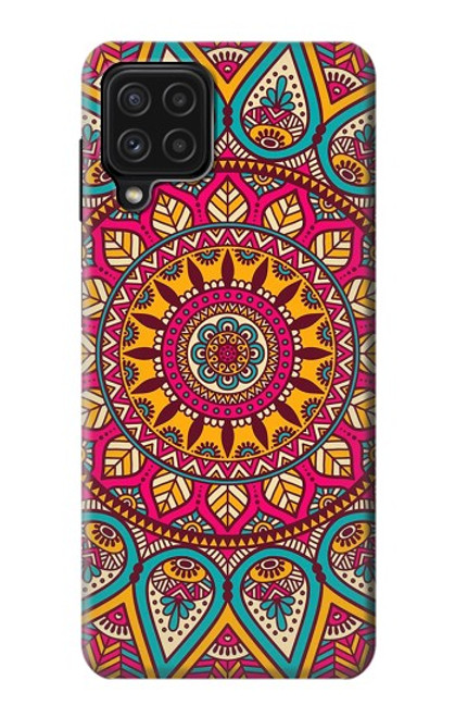 S3694 ヒッピーアートパターン Hippie Art Pattern Samsung Galaxy A22 4G バックケース、フリップケース・カバー