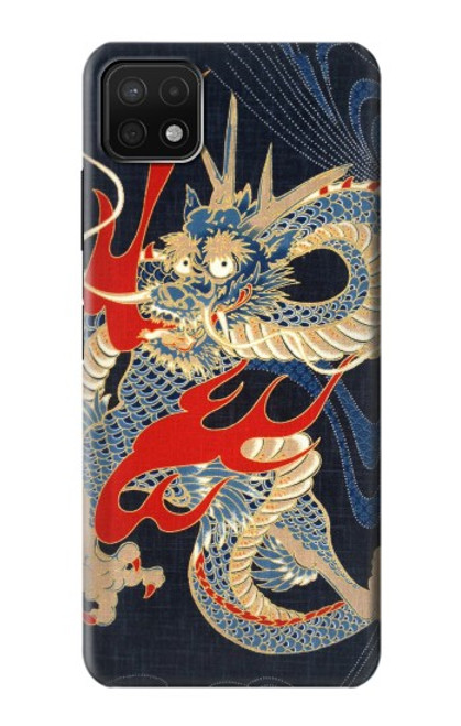 S2073 日本ドラゴン Japan Dragon Art Samsung Galaxy A22 5G バックケース、フリップケース・カバー