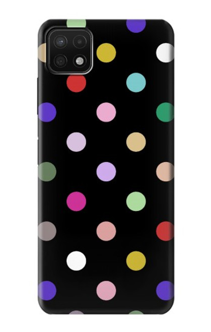 S3532 カラフルな水玉 Colorful Polka Dot Samsung Galaxy A22 5G バックケース、フリップケース・カバー