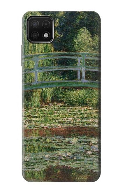 S3674 クロードモネ歩道橋とスイレンプール Claude Monet Footbridge and Water Lily Pool Samsung Galaxy A22 5G バックケース、フリップケース・カバー