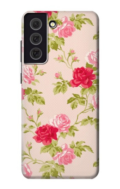 S3037 ローズコテージフローラ Pretty Rose Cottage Flora Samsung Galaxy S21 FE 5G バックケース、フリップケース・カバー