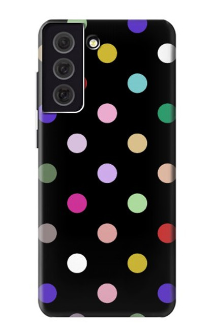 S3532 カラフルな水玉 Colorful Polka Dot Samsung Galaxy S21 FE 5G バックケース、フリップケース・カバー