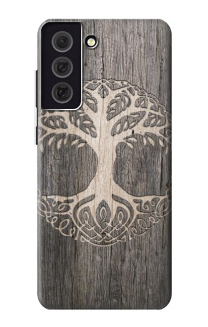 S3591 バイキングツリーオブライフシンボル Viking Tree of Life Symbol Samsung Galaxy S21 FE 5G バックケース、フリップケース・カバー